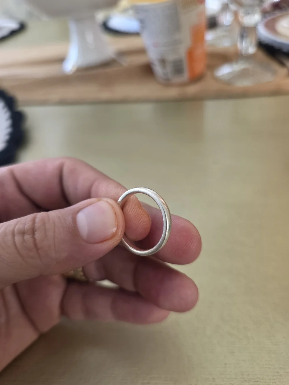 James AVERY Silver Band Ring - Classic Minimalist